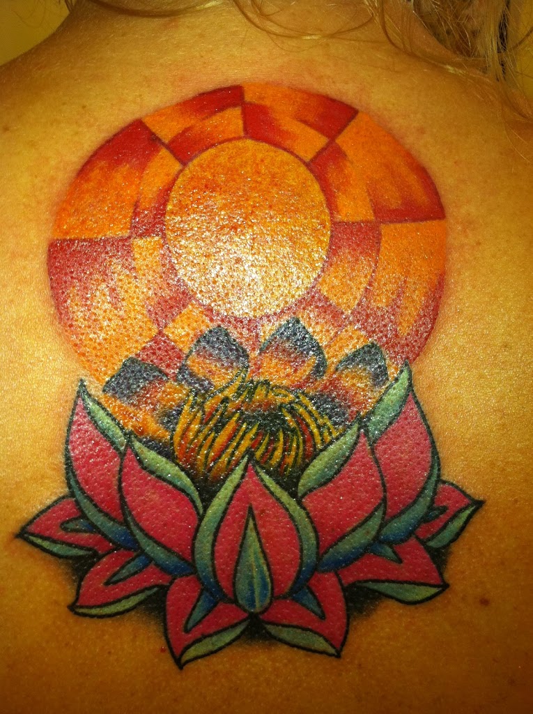 sun tattoo